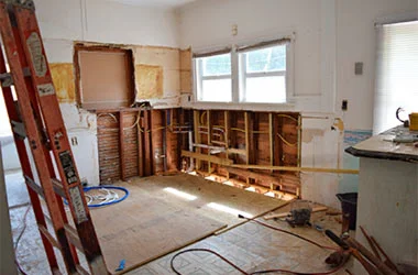 Kitchen under costly renovation